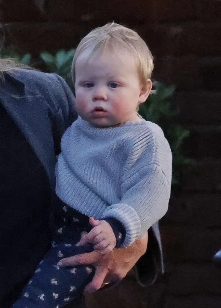 Кэмерон Диас засняли вместе с сыном Кардиналом