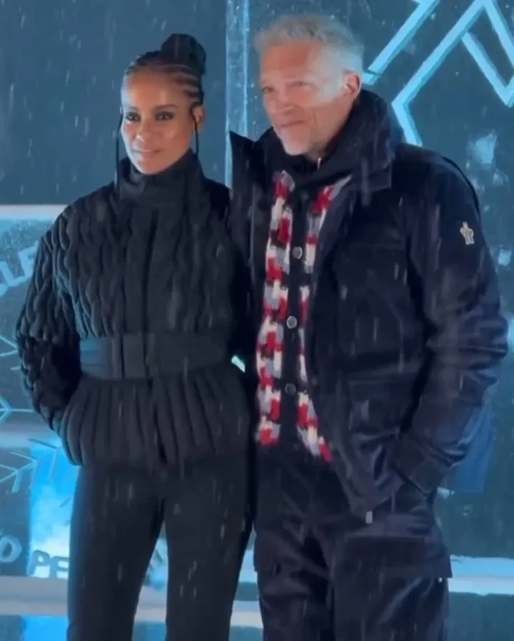 Нара Баптиста с Венсаном Касселем и сыном отдыхает в Куршевеле