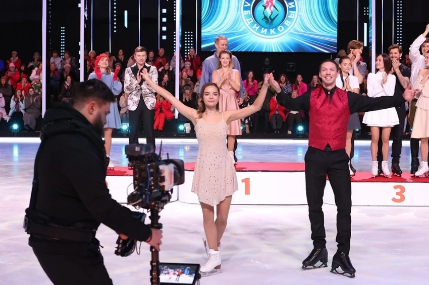 Победительница шоу «Народный Ледниковый» Дина Аверина: «Конечно, любовь и «химия» внутри пары с Димой помогли выиграть»