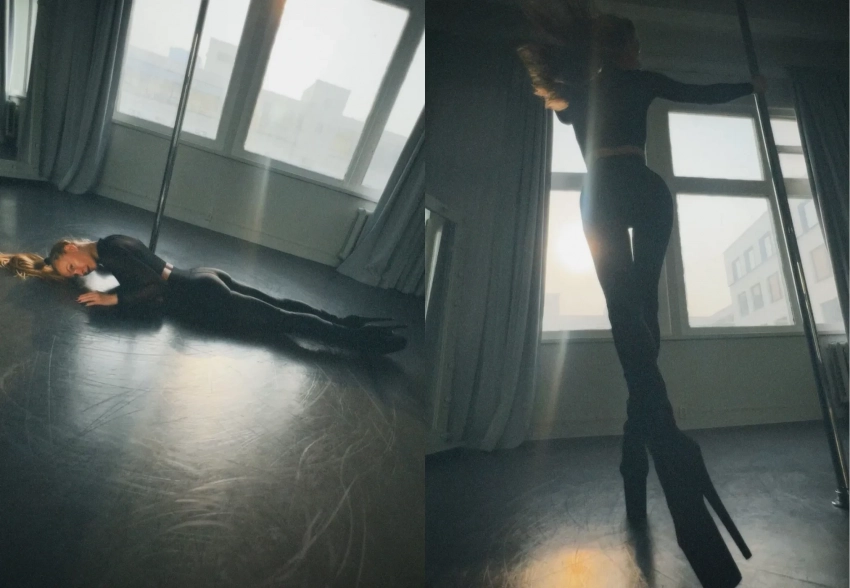 Светлана Ходченкова показала фигуру на новых фото у пилона