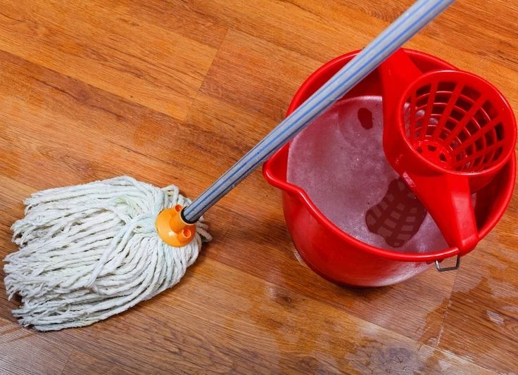 Полезный лайфхак, чтобы полы после мытья высохли за пару минут