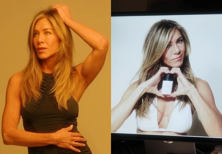 Дженнифер Энистон снялась для рекламы своего косметического бренда