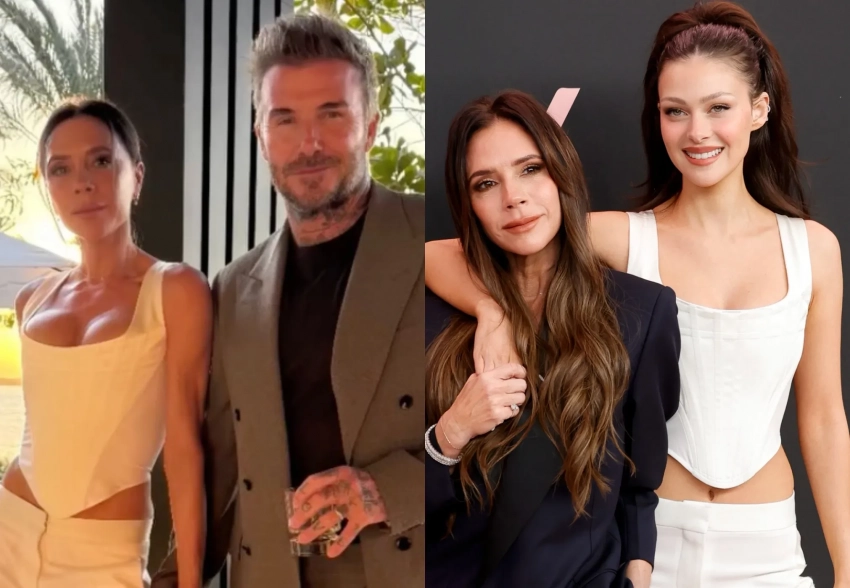 Виктория Бекхэм отметила день рождения на яхте с семьёй в образе Николы Пельтц