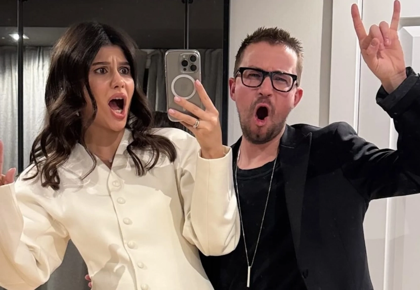 "Родители на выгуле". Александр и Виктория Петровы впервые вышли в свет после рождения ребёнка