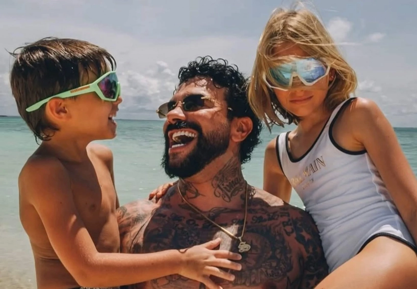 Тимати показал, как отдыхает с детьми на Мальдивах