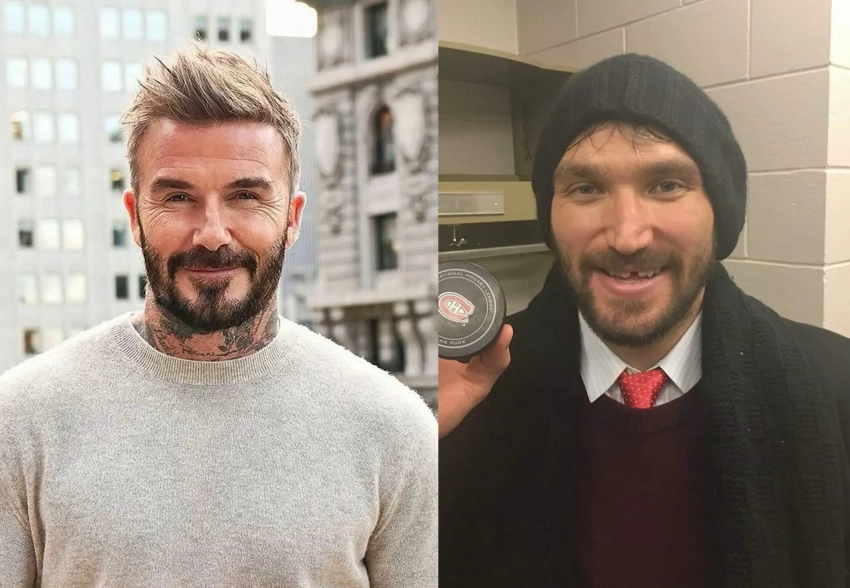 Дэвид Бекхэм подарил Александру Овечкину бутсы с автографом по случаю его исторического рекорда