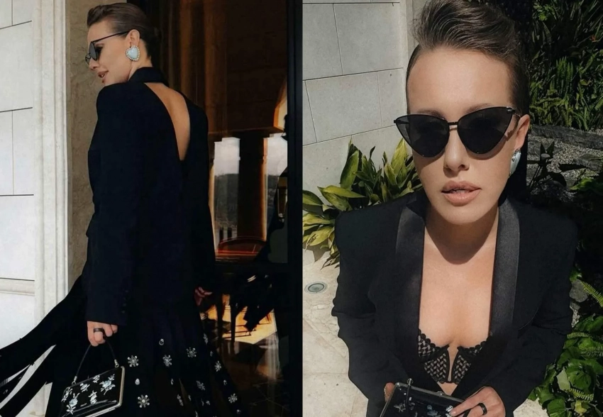 "Пообедать с Анджелиной Джоли, избежать фото с Леной Лениной". Ксения Собчак поделилась впечатлениями от Канн и показала новый образ