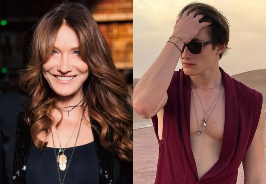 Карла Бруни показала редкое фото 24-летнего сына в честь его дня рождения