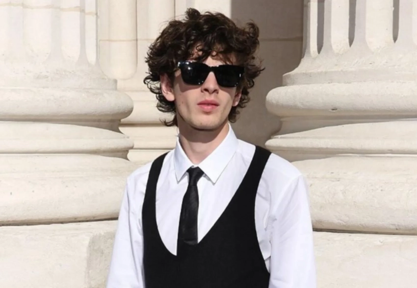 Марк Эйдельштейн посетил показ Saint Laurent в Париже