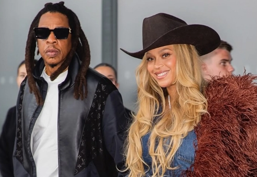 Бейонсе, Джей-Зи и Брэдли Купер посетили показ Louis Vuitton в Париже