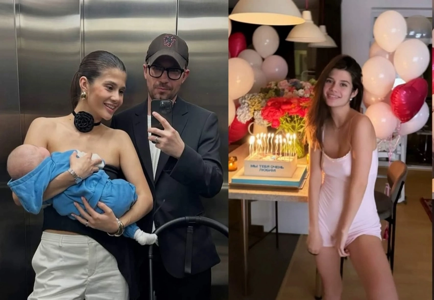 "Я так благодарен вселенной". Александр Петров поздравил жену Викторию с 25-летием и поделился семейными фото