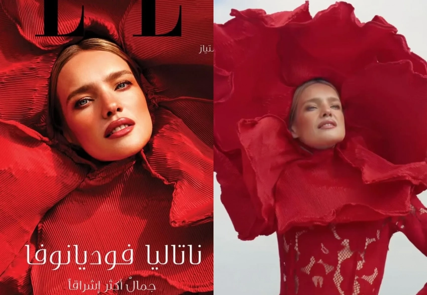 Наталья Водянова снялась для обложки журнала Elle