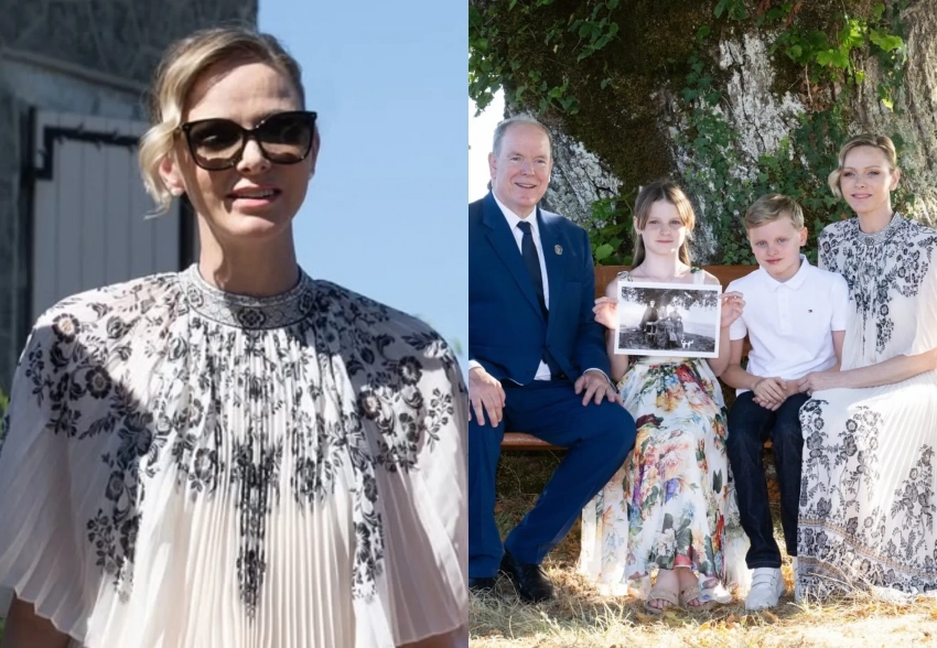 Княгиня Шарлен и князь Альбер с детьми посетили мероприятия в честь своей дочери, принцессы Габриэллы