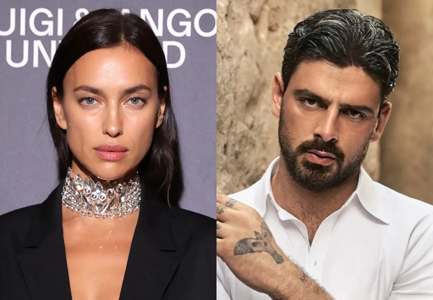 Ирину Шейк засняли за поцелуями с итальянским актёром