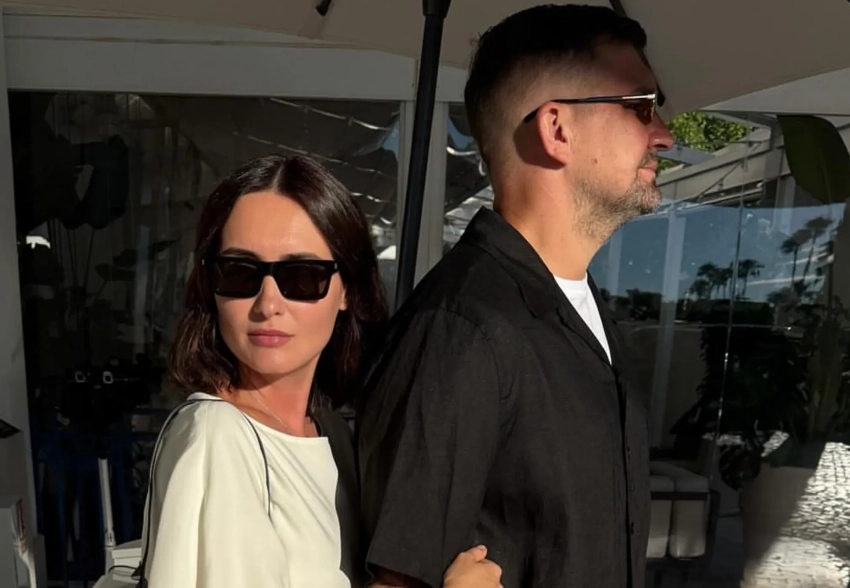 Баста и Елена Вакуленко-Пинская отдыхают в Ницце