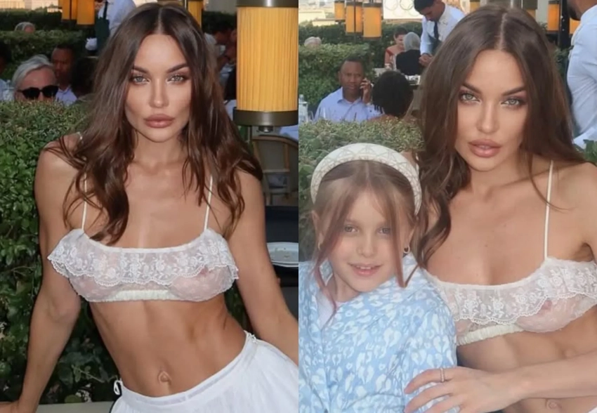 Экс-возлюбленная Бориса Березовского Дарья Коновалова отдыхает с дочерьми в Париже. В сети раскритиковали её внешний вид