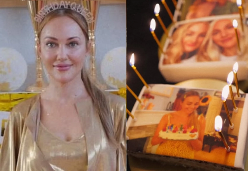 Мерьем Узерли отпраздновала день рождения в "золотом" стиле с дочерьми