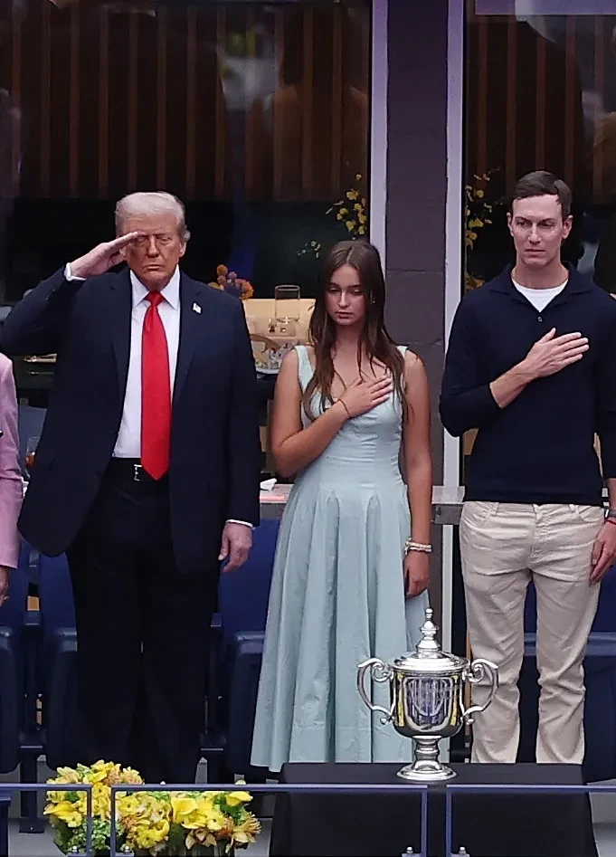 Джессика Альба с новым бойфрендом, Линдси Лохан с мужем, Дональд Трамп с внучкой посетили US Open 2025